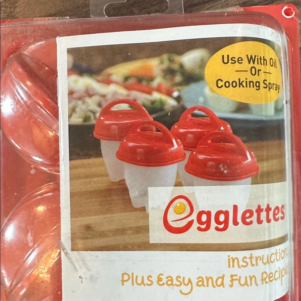 Egglettes Egg Cooker-Hard Boiled Eggs, 4 Egg Cups-As Seen on TV